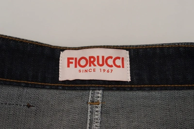 Shop Fiorucci Chic Mid Waist Dark Blue Denim Women's Skirt