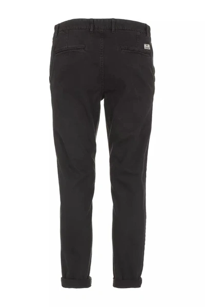 Shop Fred Mello Black Cotton Jeans &amp; Men's Pant