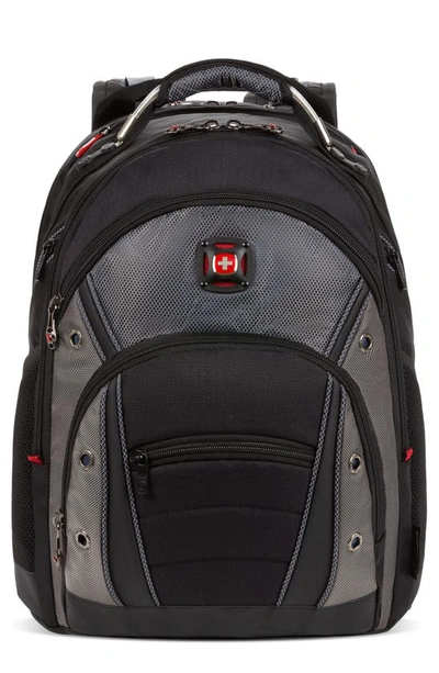 Shop Swissgear Synergy 16-inch Laptop Backpack In Black/ Grey