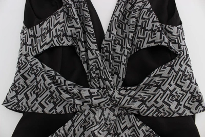 Karl Lagerfeld Silk Blouse Top In Gray