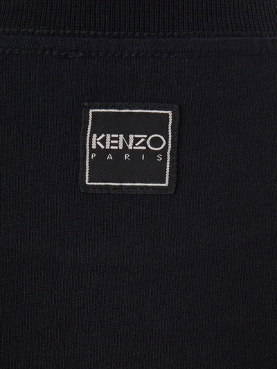 Shop Kenzo Elegant Black Maxi T-shirt Women's Dress