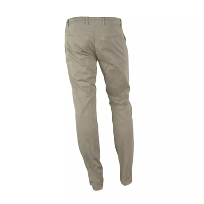Shop Made In Italy Beige Cotton Jeans &amp; Men's Pant
