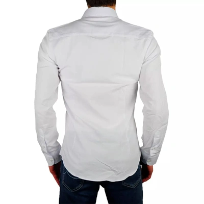 Shop Made In Italy Elegant Milano White Oxford Men's Shirt