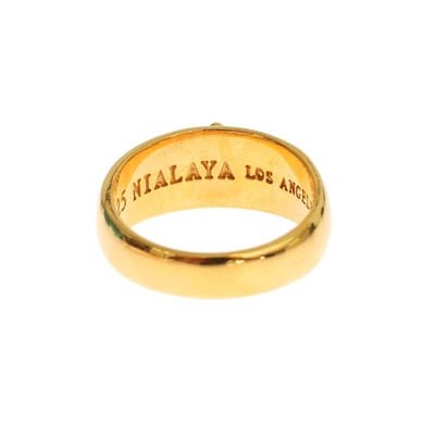 Shop Nialaya Exclusive Gold-plated Men's Men's Ring