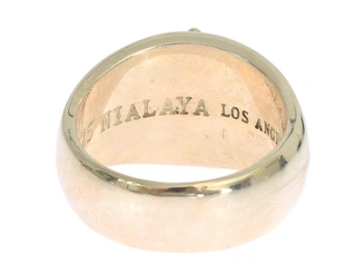 Shop Nialaya Silver Statement Mens Men's Ring