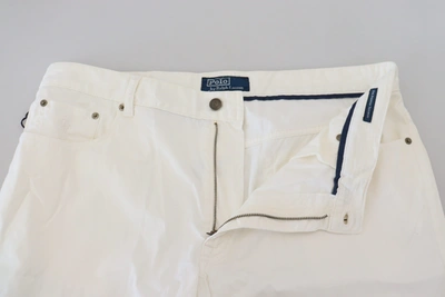 Shop Polo Ralph Lauren Ralph Lauren Elegant Ivory Straight-fit Denim Men's Jeans In Off White