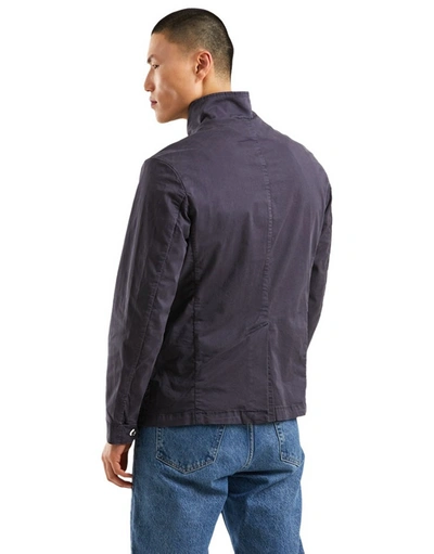 Shop Refrigiwear Chic Four-pocket Cotton Men's Jacket In Blue