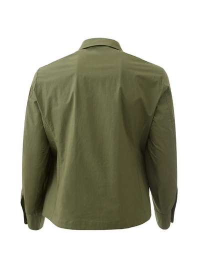 Shop Sealup Elegant Green Cotton Saharan Men's Jacket