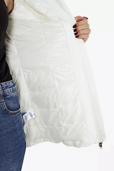 Shop Yes Zee Elegant White Softshell Down Women's Jacket