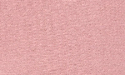 Shop Halogen Button Cuff Cotton Blend Sweater In Zephyr Pink