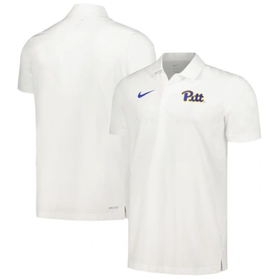 Shop Nike White Pitt Panthers Sideline Polo