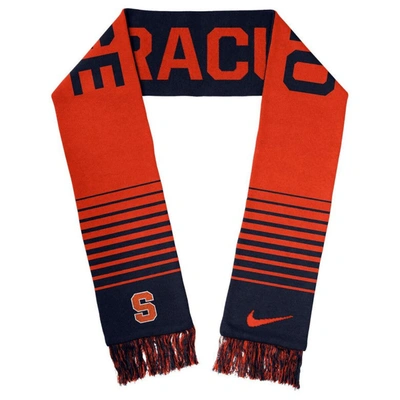 Shop Nike Syracuse Orange Space Force Rivalry Scarf In Navy