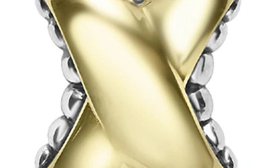 Lagos Love Knot X Pendant Necklace & Stud Earrings Set In Silverr Gold