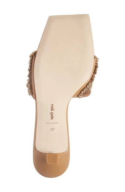 Shop Cult Gaia Clio Slide Sandal In Champagne