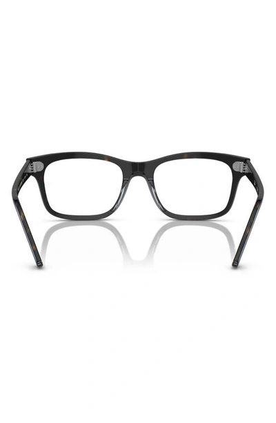 Ray Ban Mr. Burbank 56mm Rectangular Optical Glasses In Blue