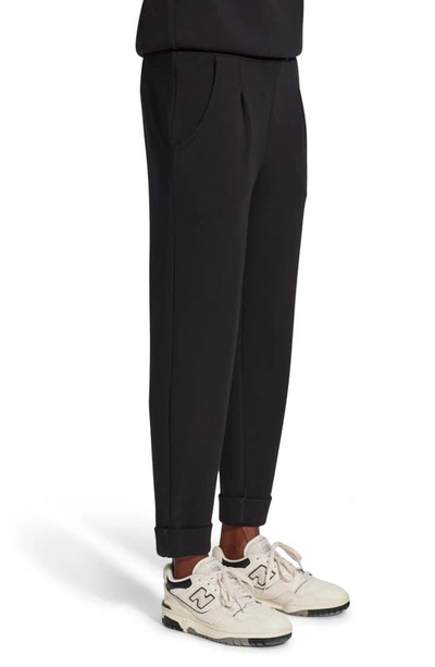Shop Varley Rolled Cuff Pants In Black