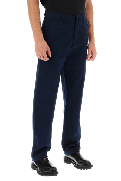 Shop Ami Alexandre Mattiussi Cotton Chino Pants