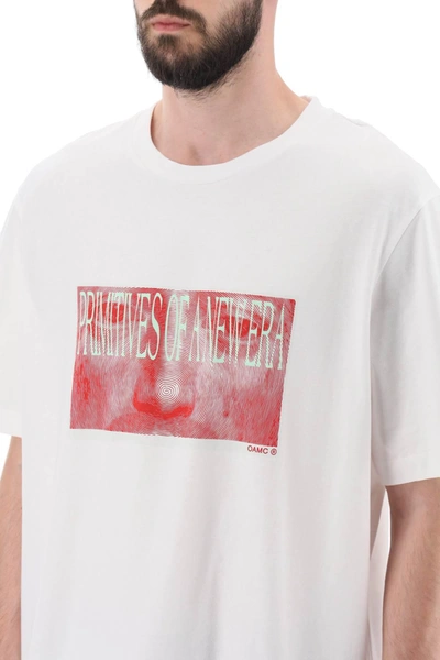 Shop Oamc 'albrecht' T Shirt With Print