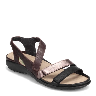 Shop Naot Women's Whetu Sandal In Black/copper/brown
