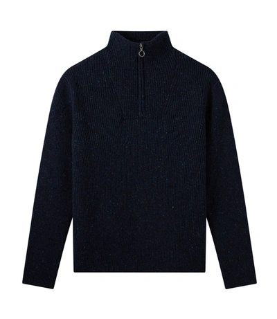 Shop Apc Bing Sweater In Blue