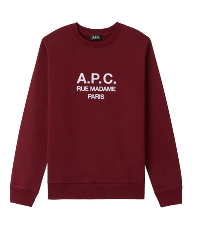 Shop Apc Rufus Sweatshirt In Red