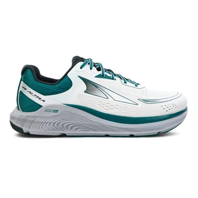 Shop Altra Men's Paradigm 6 Running Shoes - Medium Width In White/green In Blue