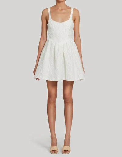 Shop Amanda Uprichard Mabel Dress In Bellis In White