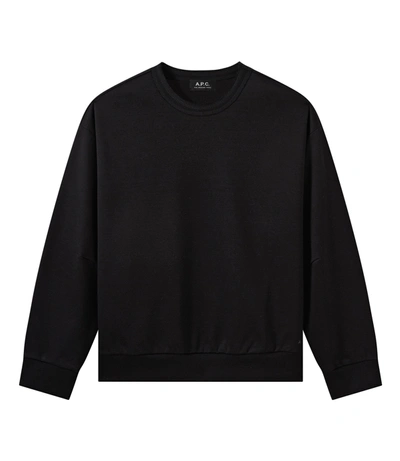 Shop Apc Jane Sweatshirt In Black