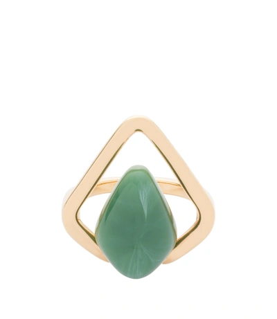 Shop Apc Marion Ring In Green