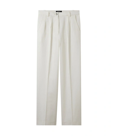 Shop Apc Tressie Pants In White