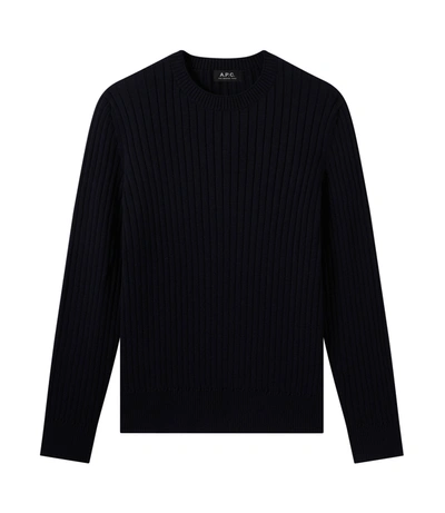 Shop Apc Armel Sweater In Black