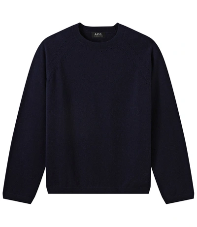 Shop Apc Rosanna Sweater In Blue