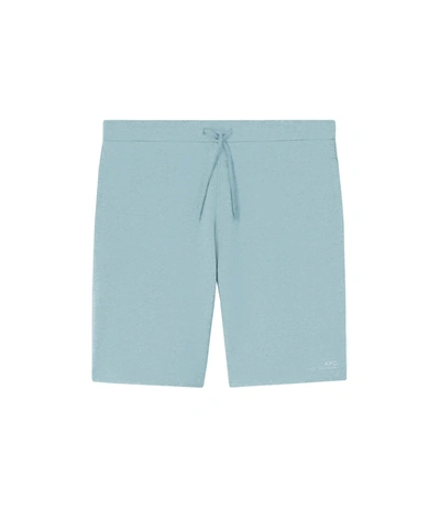 Shop Apc Item Shorts In Blue