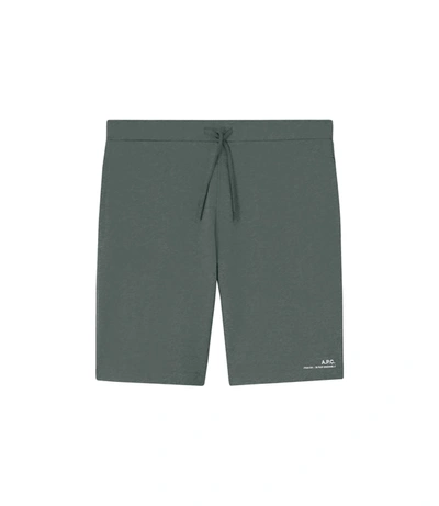 Shop Apc Item Shorts In Green