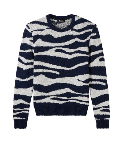 Shop Apc Alastor Sweater In Blue