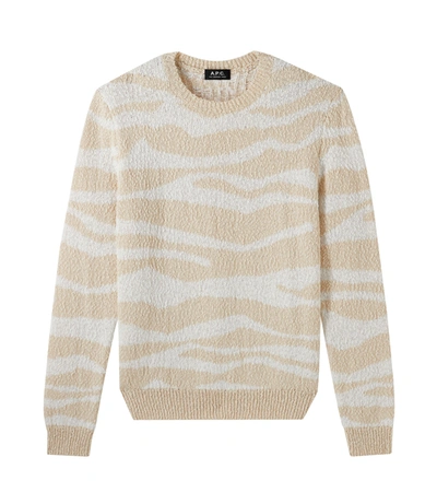 Shop Apc Alastor Sweater In Brown