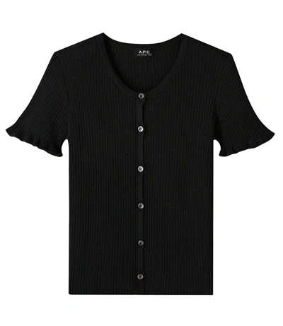 Shop Apc Aria Sweater In Black