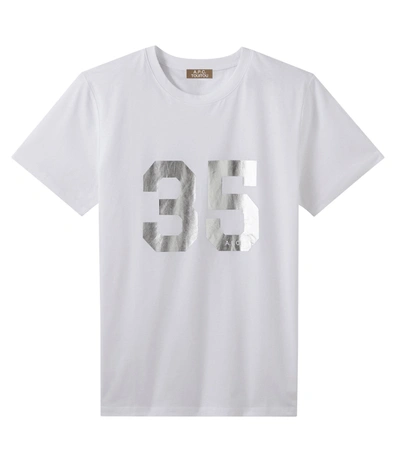 Shop 35 Yrs 35 T-shirt (unisex) In White