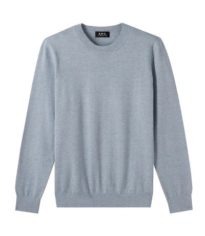 Shop Apc Andy Sweater In Grey