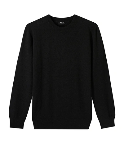 Shop Apc Christian Sweater In Black