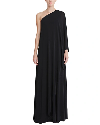 Shop Halston Sylvie Gown In Black