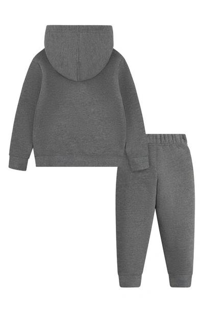 Shop Nike Kids' Fleece Hoodie & Joggers Set In Carbon Heather
