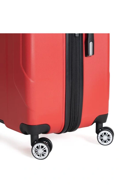 Shop Ben Sherman Derby 24" Expandable 8-wheel Spinner Case In Lipstick Red