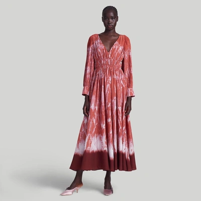 Shop Altuzarra 'kathleen' Dress In Dawn Shibori