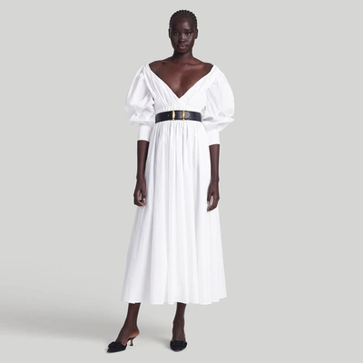 Shop Altuzarra 'kathleen' Dress In Optic White