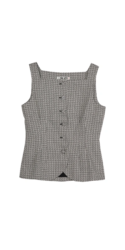 Ciao Lucia Amira Sleeveless Top Tweed