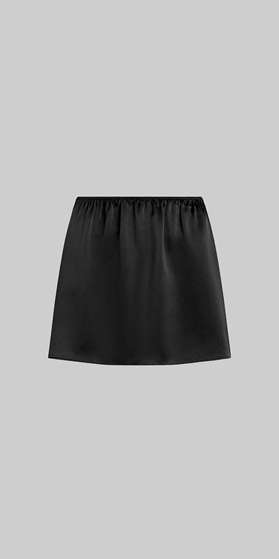 Shop Leset Barb Mini Skirt Black