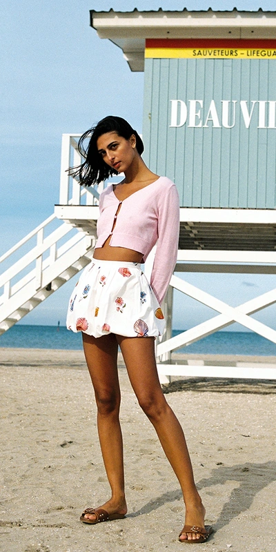 Ciao Lucia Estela Cardigan Sweater In Camellia