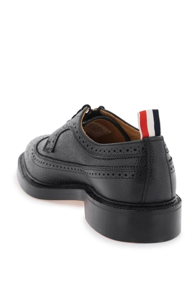 Shop Thom Browne Longwing Brogue Shoes Men In Black
