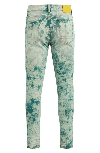 Shop Hudson Jeans Zack Bleached Stretch Skinny Jeans In Blue Acid
